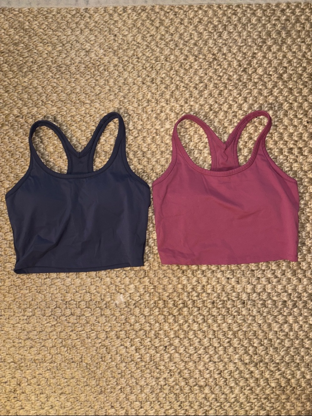 Everyday Racerback Sports Bra - gray & Mauve